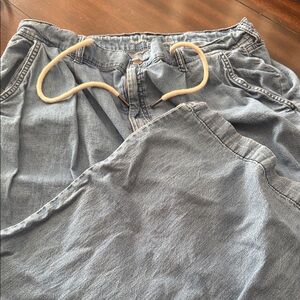 Woman’s plus wide leg jeans